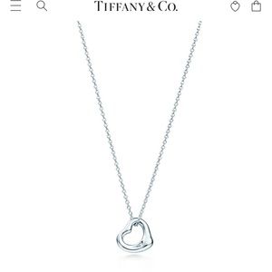 Tiffany Open Heart Necklace